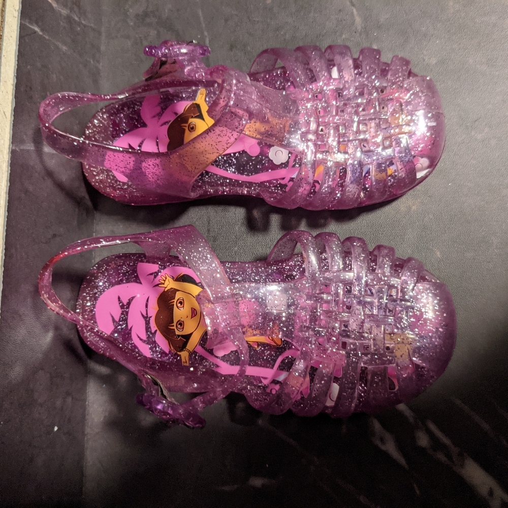 Dora The Explorer, Jelly Sandals, Baby Girls Size 7